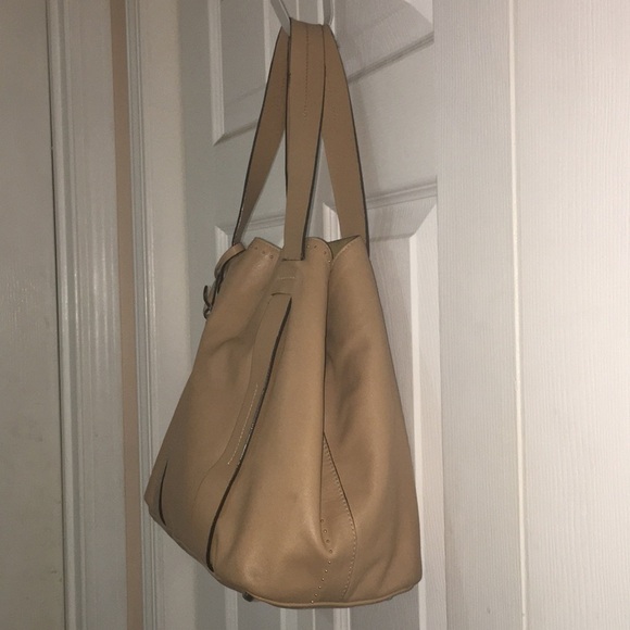 A. Bellucci Italian leather convertible tote. - Picture 2 of 8